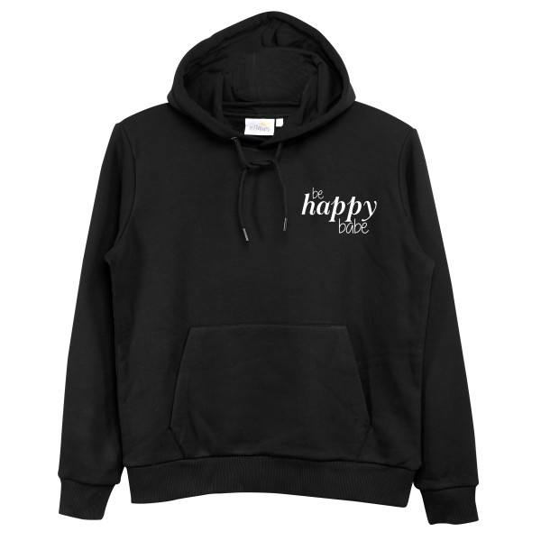 NISAWI Hoodie "Be happy babe"