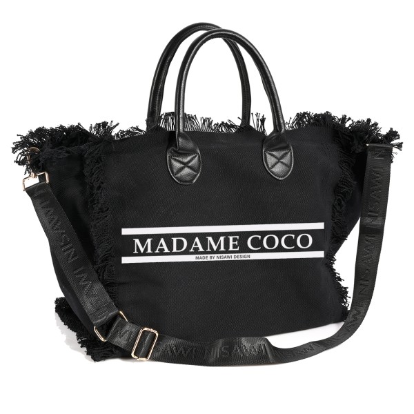 NISAWI Shopper "Madame Coco" black