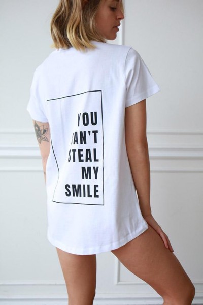 NISAWI T-Shirt "You can't steal my smile"